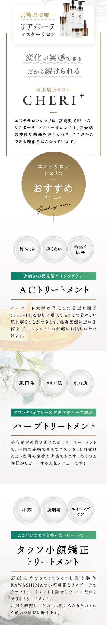 CHERI+　美肌矯正サロン 肌質改善